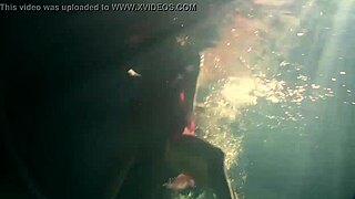 Lilia Mihalkova And Natalia Kupalka Underwater Lesbian Pool Play