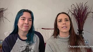 Desperate Amateurs Olivia And Alisha Beg For Pussy Stretching