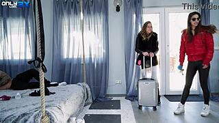 heart pounding as angel emily endures mike angelo's brutal anal pounding