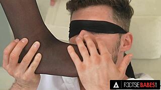 latina goddess mary bambola starts with footjob then takes deep cock sideways