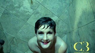 Behind the scenes ahanu massage turns into surprise bareback interracial pounding