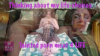 Gail Bates Begs as Petite Fuck Doll in Humiliating BDSM Whore Play