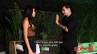 that 18-year-old latina babe dana vallejo gets horny creampied by sly older guy in quick spanish fuck