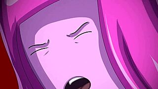 hey princess bubblegum, wanna suck this futanari monster cock deepthroat style before the 3some titty fuck cumshot?