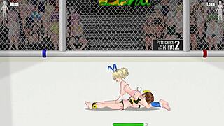 Princess Ring 2: Mimi Vs Rena's Intense Lesbian Catfight Clash