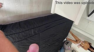 gorgeous 18yo skinny colombian latina teen rides monster cock pov petite sex