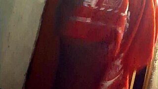 Fresh From Shower With Dripping Wet Ebony Pussy!