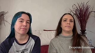 Desperate Amateurs Olivia And Alisha Beg For Pussy Stretching