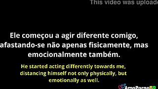 cuckquean watches hubby with half-sis - brazilian milf's juicy big ass reveal