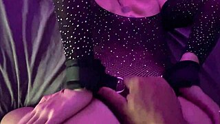 Bound Neighbor Latina Fucked to Cum