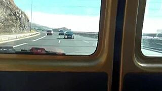 High Speed Outdoor Dildo Masturbation Hits Creamy Peak