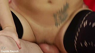 svetlana deepthroats big cock gagging then rides every inch in juicy wet pussy