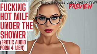 Hot Milf Fucks You Senseless in Steamy Shower Creampie