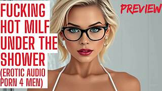 Hot Milf Fucks You Senseless in Steamy Shower Creampie