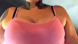 at the gym i almost got kicked out wearing a tight top sweat dripping down my wet pussy