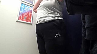 CAMERA CATCHES BIG ASS SATIN PANTIES MILF CHANGING CURVY PAWG FITTING ROOM FETISH