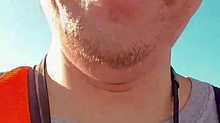 wow asian amateur strolls outdoors during work in public asmr sfw solo vibes!!