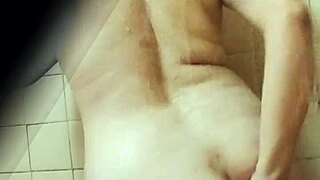voyeur spies colombian milf professor upskirt pussy in promotion trip bathroom