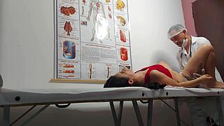 ginecologista fingers tight asshole then bareback fucks juicy patient