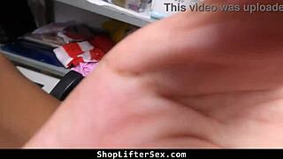 officer makin' indian shoplifter fuck her boyfriend hard in shop... whew!