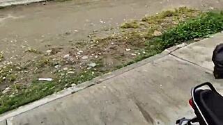 after the party i convince uber girl to my house