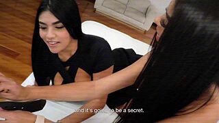 stepsisters why beg stepbro for anal threesome when your big asses take it so deep?