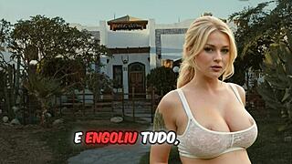 pregnant brazilian gives milky blowjob with cum swallow?