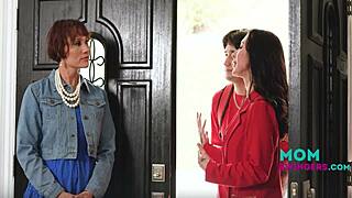 uhh the neighbor milfs in a taboo foursome suck n fuck