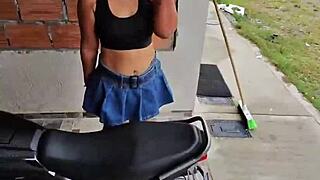 after the party i convince uber girl to my house