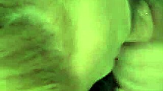 Chubby amateur sucks hard until mouthful of cum spills