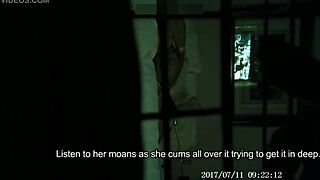 stepmom sneaks dildo playtime alone until caught in orgasm