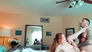 webcam slut in costume fingers herself before rough pounding