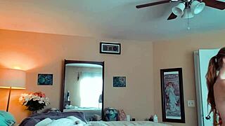 webcam slut in costume fingers herself before rough pounding