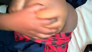 Amateur ebony face fucked by massive black monster cock pov blowjob