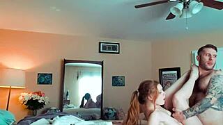 webcam slut in costume fingers herself before rough pounding