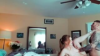 webcam slut in costume fingers herself before rough pounding