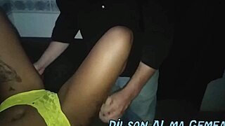 dilson alma gemea massages licks skinny girl's tight pussy