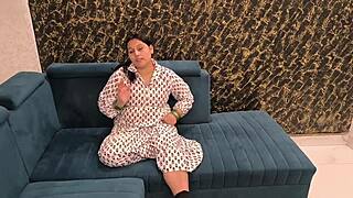 Damad bends saas over bed bangs her doggystyle like a horny slut