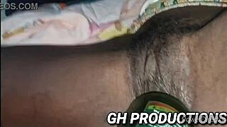 yaas pussy throbs around that thick club bottle insertion