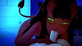 meru the succubus unleashes big tits and ass in hmv tribute