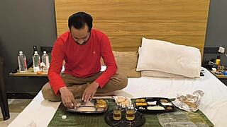 Stepdaughter Devours Stepdad's Monster Cock Deepthroat Before Wild Riding Session