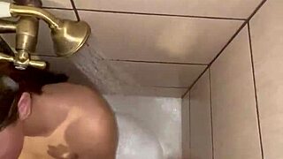 Sexy girl gulps pee and begs for more golden showers!