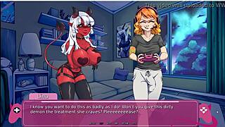 hey check out demons rise up futa lesbian visual novel demo