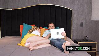 so this slutty stepdaughter brings her asian bff anya olsen clara trinity to bang stepdad stepbro