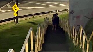 Drunk Brazilian Wife Fists Stranger Publicly Then Takes Rough Anal Pounding.