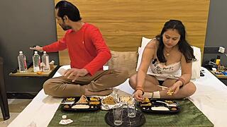 Stepdaughter Devours Stepdad's Monster Cock Deepthroat Before Wild Riding Session