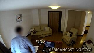 Monster Cock Stuffing Black Pussy Deep!