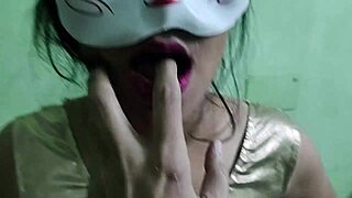 shikha gets her shaved pussy smooth in part one shave session