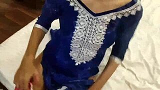 desi arab bhabhi's bed romance turns rough with hot dirty moans?