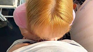 Wow! Brazilian babe bent over for anal creampie doggystyle in kitchen sheer!